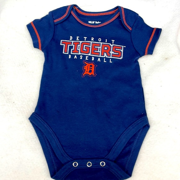 MLB Other - Detroit tigers baseball new onesie baby boy sz 0-3 mos
